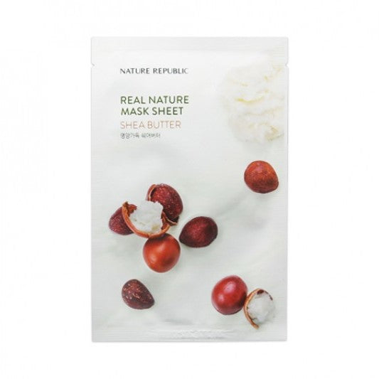 Wholesale NATURE REPUBLIC - Real Nature Sheet Mask - Shea Butter - 1pc | Carsha