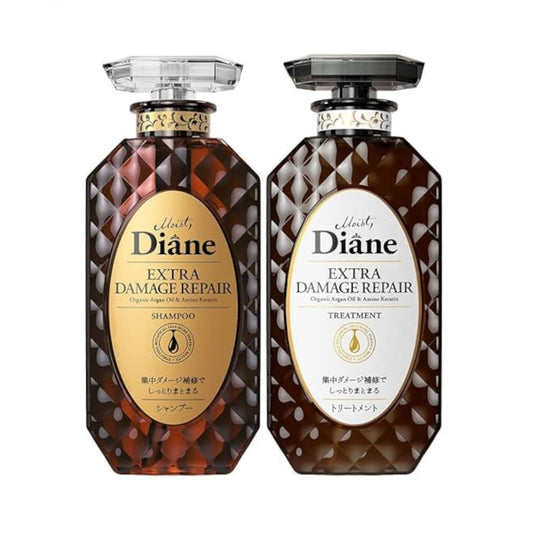 Wholesale NatureLab - Moist Diane Perfect Beauty Extra Damage Repair Shampoo & Treatment Set - 450ml + 450ml | Carsha