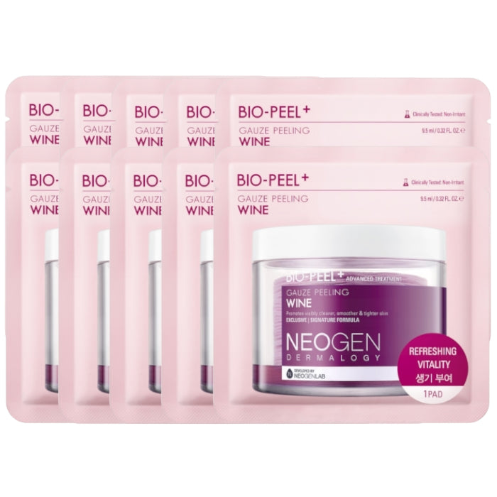 Wholesale NEOGEN Dermalogy Bio-Peel Gauze Peeling Pad - Wine - 1pad 10ea Set | Carsha
