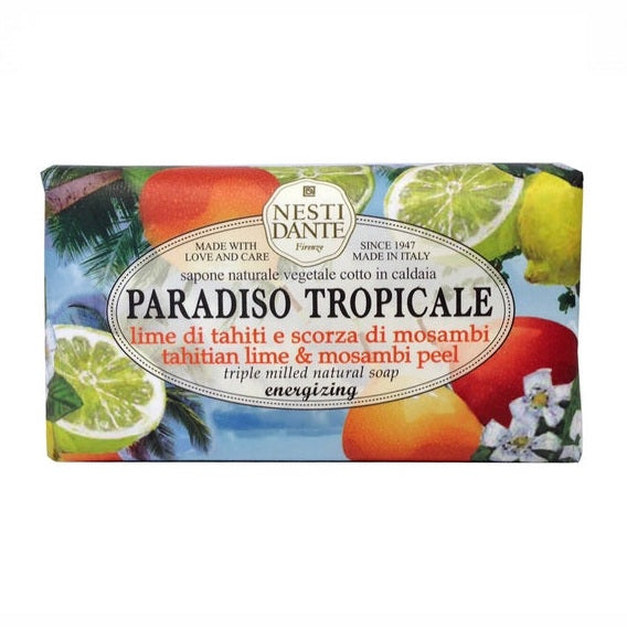 Wholesale Nesti Dante Sapone Paradiso Tropicale Limone Tahitiano & Corteccia di Mosambi 250g | Carsha