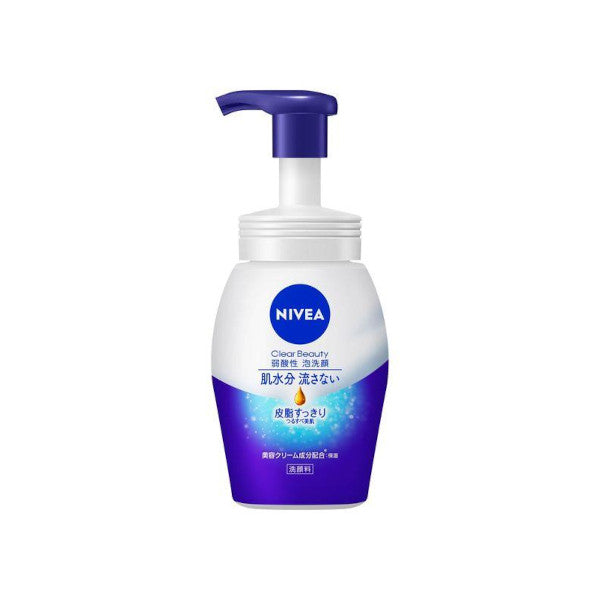 Wholesale NIVEA Japan - Clear Beauty Weak Acid Foam Cleans Sebum Face Wash - 150ml | Carsha