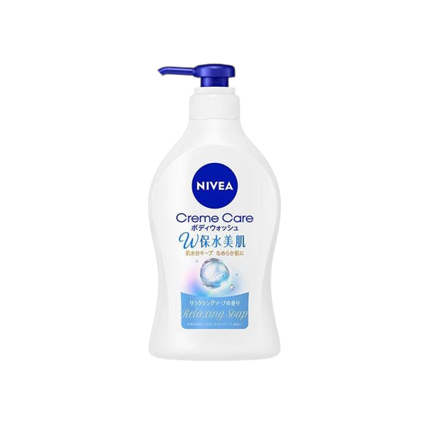 Wholesale NIVEA Japan - Cream Care Body Wash Double Moisture Retaining Beautiful Pump - 470ml - Skin Relaxing Soap Scent | Carsha