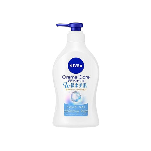 Wholesale NIVEA Japan - Cream Care Body Wash Double Moisture Retaining Beautiful Pump - 470ml - Skin Relaxing Soap Scent | Carsha
