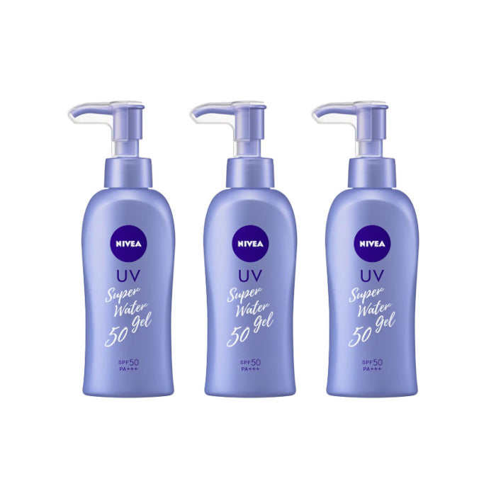 Wholesale NIVEA Japan UV Super Water Gel SPF50 PA+++ - 140g 3ea Set | Carsha
