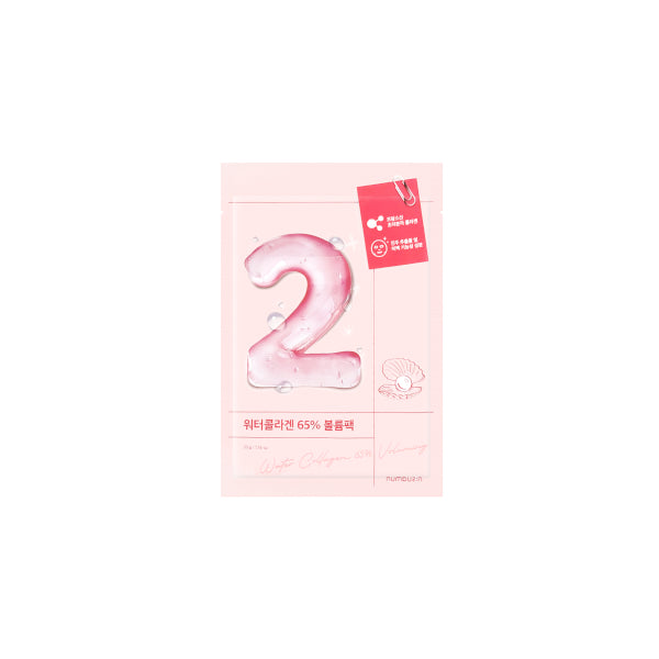 Wholesale numbuzin - No.2 Water Collagen 65% Voluming Sheet Mask - 33g*1pc | Carsha