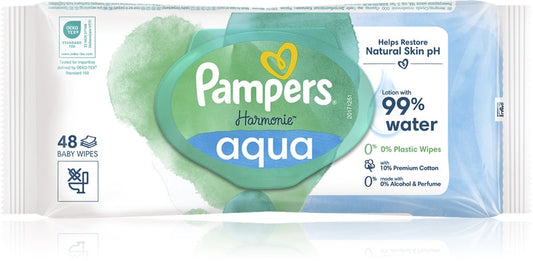 Salviette Pampers 0% Aqua Harmony 48 salviette