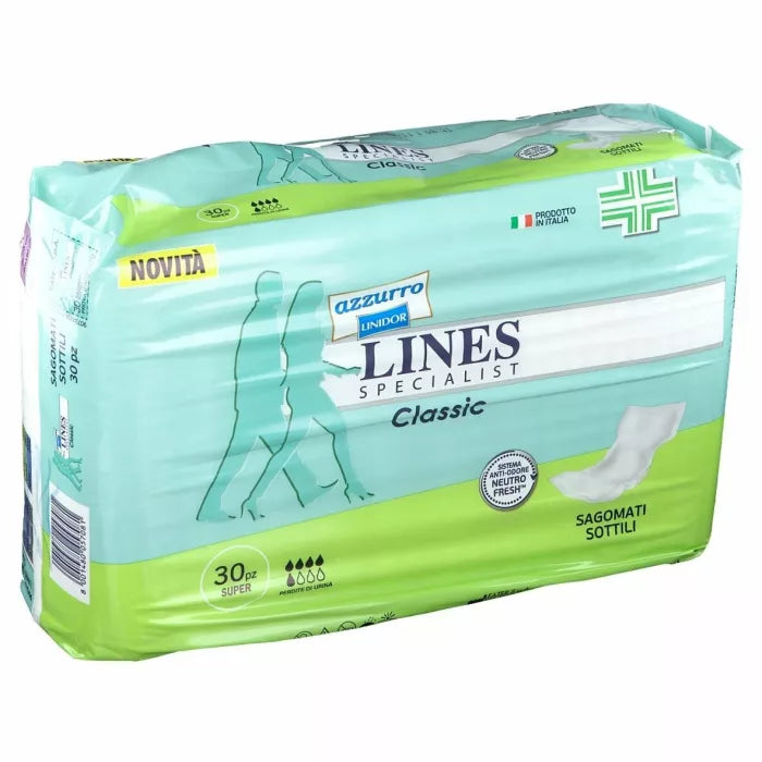 Lines specialist pannolone sagomato sottile super 30pezzi