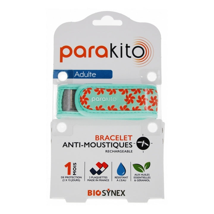 Braccialetto repellente per zanzare ricaricabile Parakito Adult Fun Stars