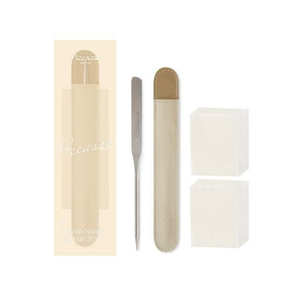 Wholesale Piccasso - Makeup Spatula + Sponge 2P Special Set - 1set 3 items | Carsha