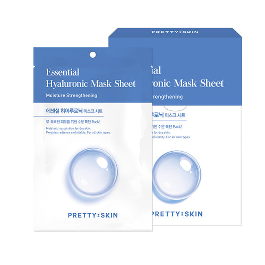 Wholesale Pretty Skin - Essential Hyaluronic Mask Sheet - 10pcs | Carsha