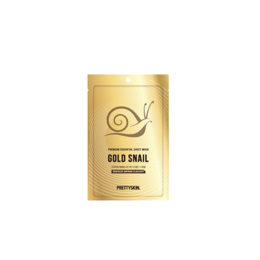 Wholesale PRETTYSKIN - Premium Essential Sheet Mask Gold Snail - 10pcs | Carsha