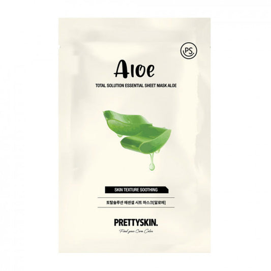 Wholesale PRETTYSKIN - Total Solution Essential Sheet Mask - 1pc - Aloe | Carsha
