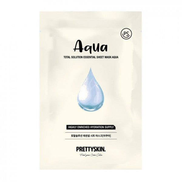 Wholesale PRETTYSKIN - Total Solution Essential Sheet Mask - 1pc - Aqua | Carsha