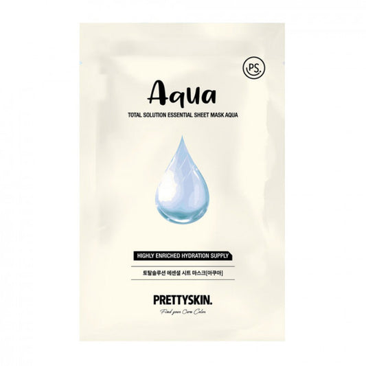 Wholesale PRETTYSKIN - Total Solution Essential Sheet Mask - 1pc - Aqua | Carsha