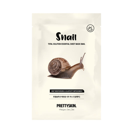Wholesale PRETTYSKIN - Total Solution Essential Sheet Mask - 1pc - Snail | Carsha