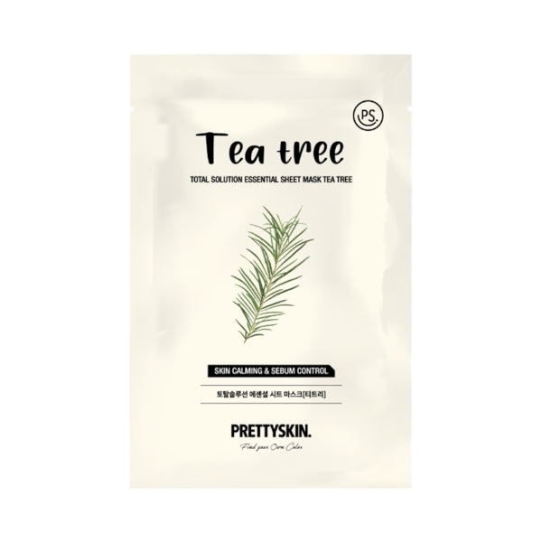 Wholesale PRETTYSKIN - Total Solution Essential Sheet Mask - 1pc - Tea Tree | Carsha