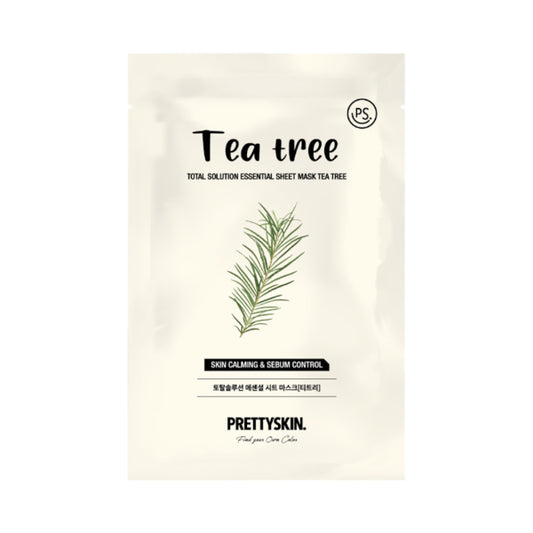 Wholesale PRETTYSKIN - Total Solution Essential Sheet Mask - 1pc - Tea Tree | Carsha