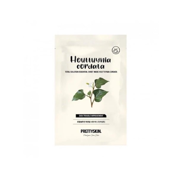 Wholesale PRETTYSKIN - Total Solution Essential Sheet Mask - Huttuynia Cordata - 1pc | Carsha