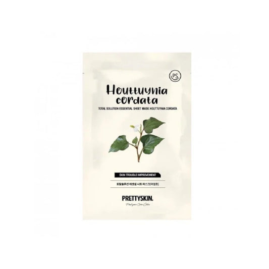 Wholesale PRETTYSKIN - Total Solution Essential Sheet Mask - Huttuynia Cordata - 1pc | Carsha