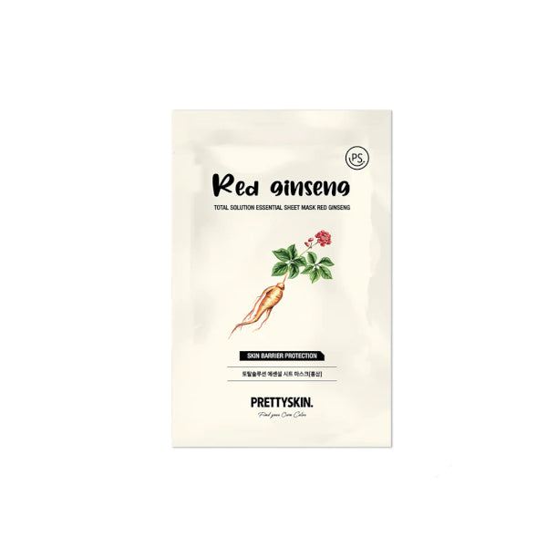Wholesale PRETTYSKIN - Total Solution Essential Sheet Mask - Red Ginseng - 1pc | Carsha