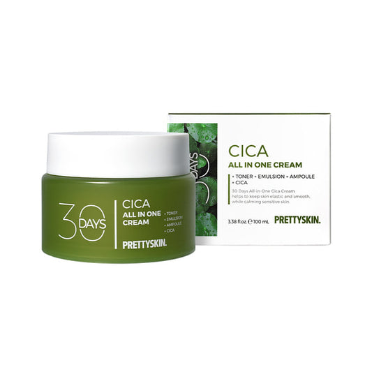 Wholesale PRETTYSKIN - 30 Days All In One Cica Cream - 100ml | Carsha