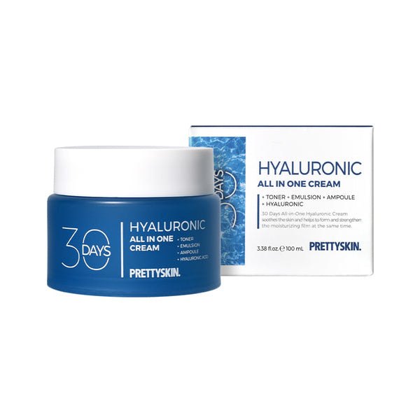 Wholesale PRETTYSKIN - 30 Days All In One Hyaluronic Cream - 100ml | Carsha