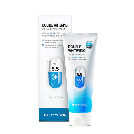 Wholesale PRETTYSKIN - Double Whitening Cleansing Foam - 150ml | Carsha