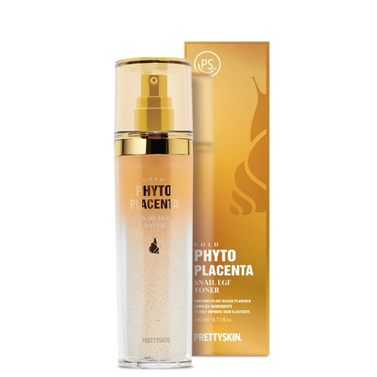 Wholesale PRETTYSKIN - Gold Phyto Placenta Snail EGF Toner - 140ml | Carsha