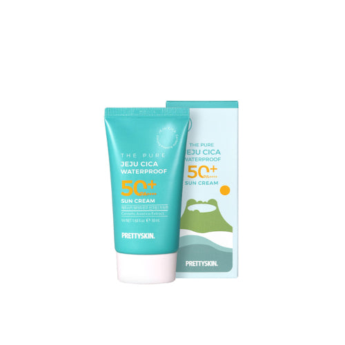 Wholesale PRETTYSKIN - The Pure Jeju Cica Waterproof Sun Cream SPF50+ PA++++ - 50ml | Carsha