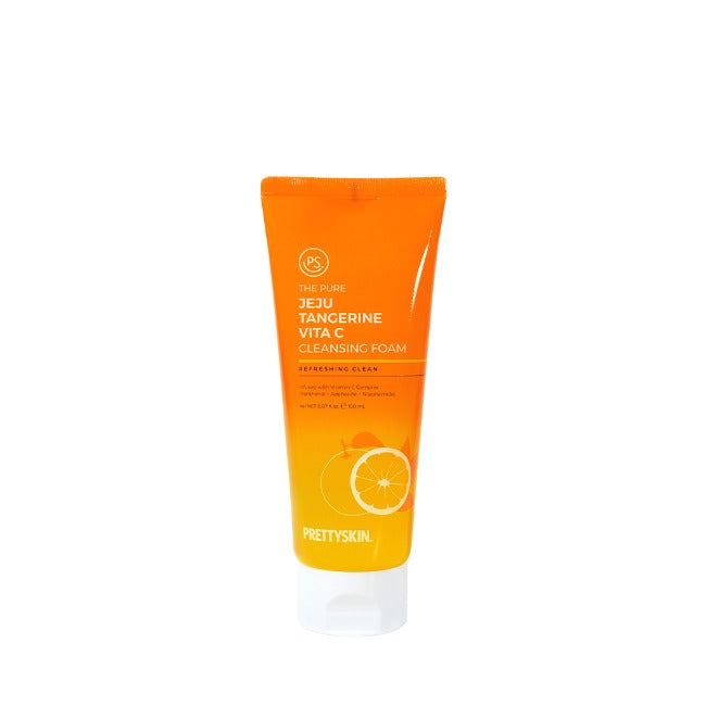 Wholesale PRETTYSKIN - The Pure Jeju Tangerine Vita C Cleansing Foam - 150ml | Carsha