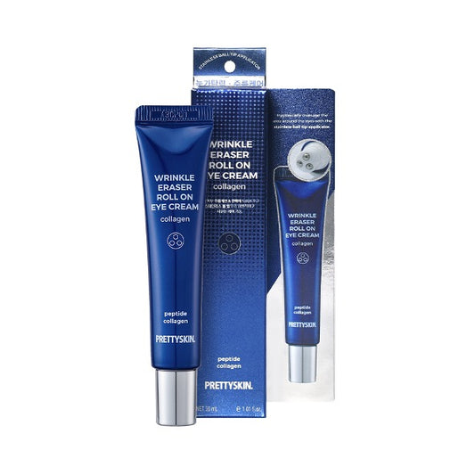 Wholesale PRETTYSKIN - Wrinkle Eraser Roll On Eye Cream - Collagen - 30ml | Carsha