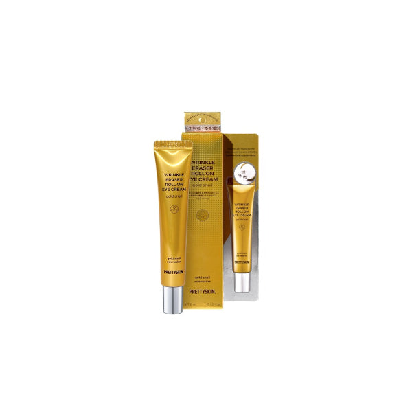 Wholesale PRETTYSKIN - Wrinkle Eraser Roll On Eye Cream Gold Snail - 30ml | Carsha
