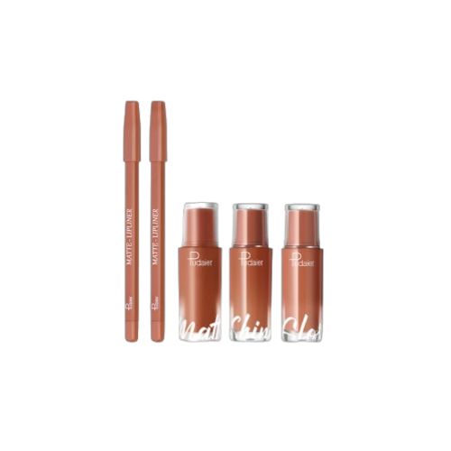 Wholesale Pudaier - Lippie Says Kiss Kit - 2gx2+6.5gx3 - #05 Notoo Late | Carsha