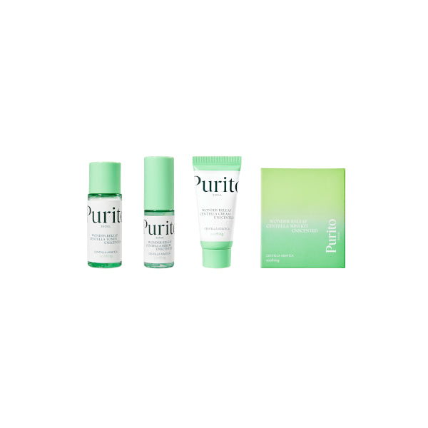 Wholesale DEAL Purito SEOUL - Wonder Releaf Centella Mini Kit Unscented - 1 set 3 items | Carsha