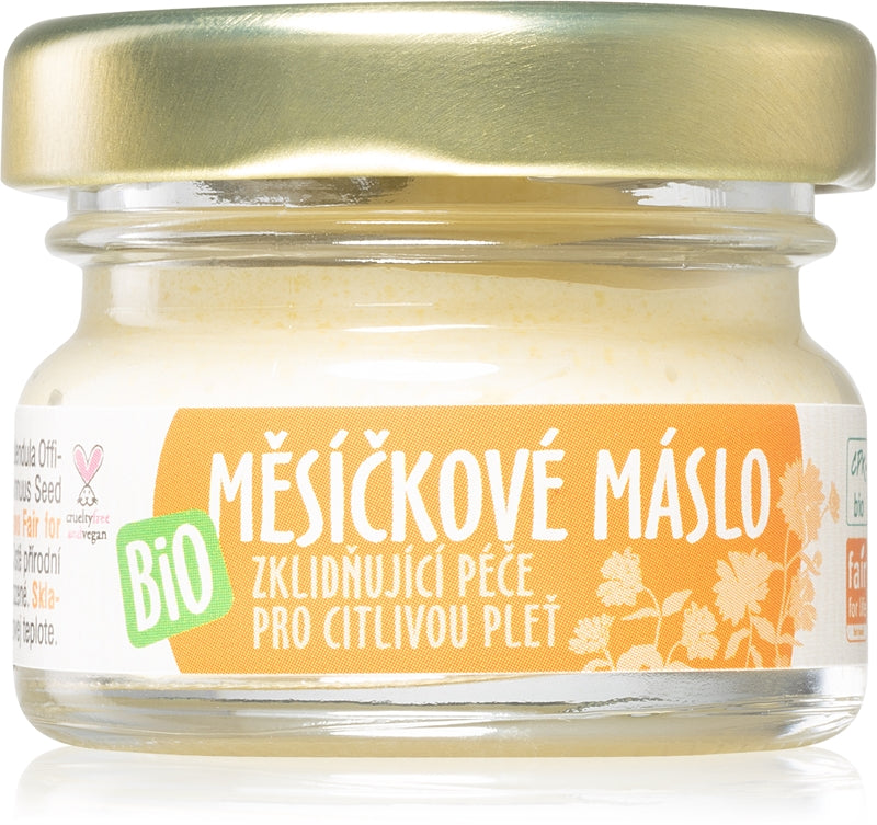 Burro biologico di calendula per pelli sensibili - Volume: 20 ml