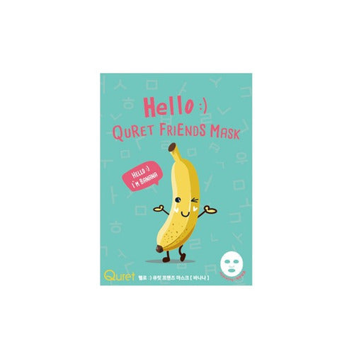 Wholesale Quret - Hello : Quret Friends Mask - 1pc - Banana | Carsha