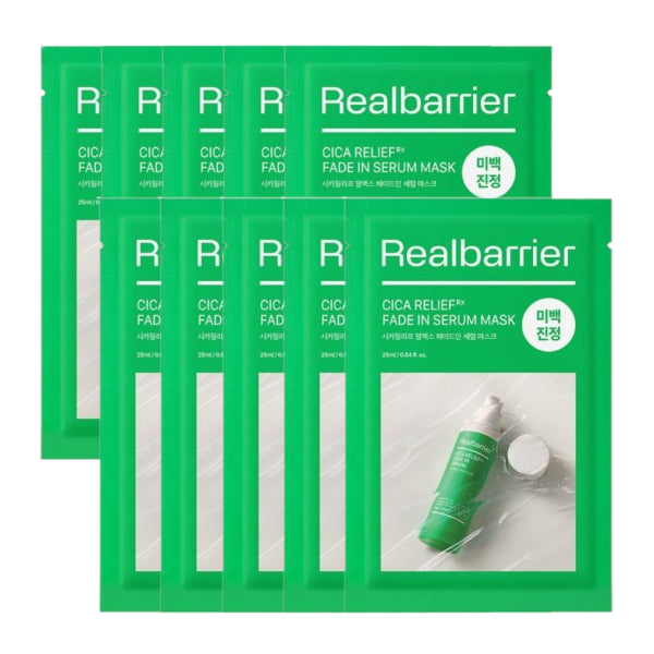 Wholesale Real Barrier - Cica Relief Rx Fade In Serum Mask - 10pcs | Carsha