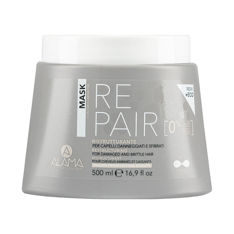 Wholesale Alama professional maschera ristrutturante per capelli danneggiati e sfibrati 500 ml | Carsha