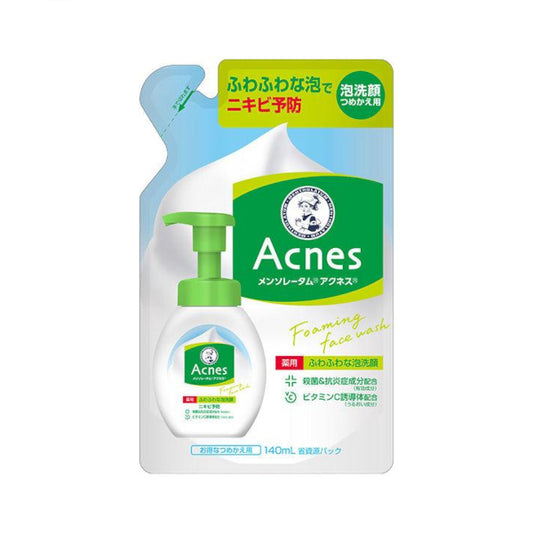 Wholesale Rohto Mentholatum - Acnes Foam Wash Refill - 140ml | Carsha