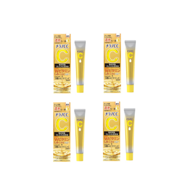 Wholesale Rohto Mentholatum Melano CC Premium Brightening Essence Japan Version - 20ml 4ea Set | Carsha