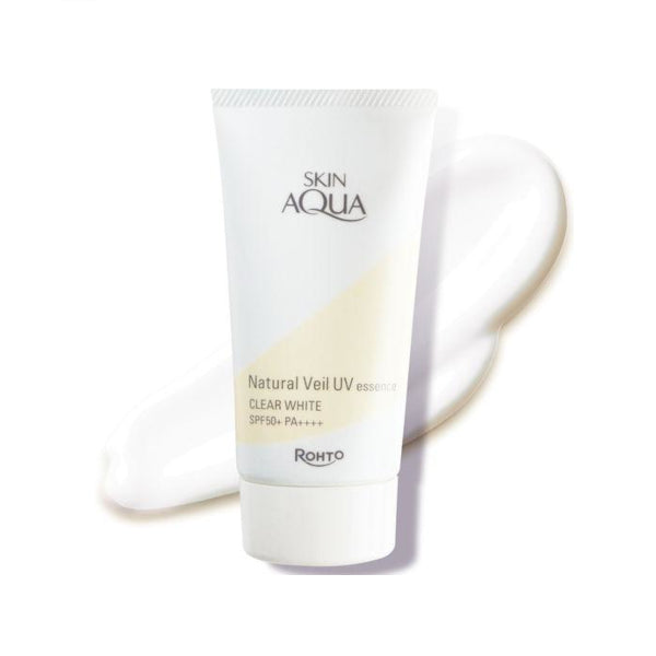 Wholesale Rohto Mentholatum - Skin Aqua Natural Veil UV Essence SPF 50+ PA++++ - 50g - Clear White | Carsha