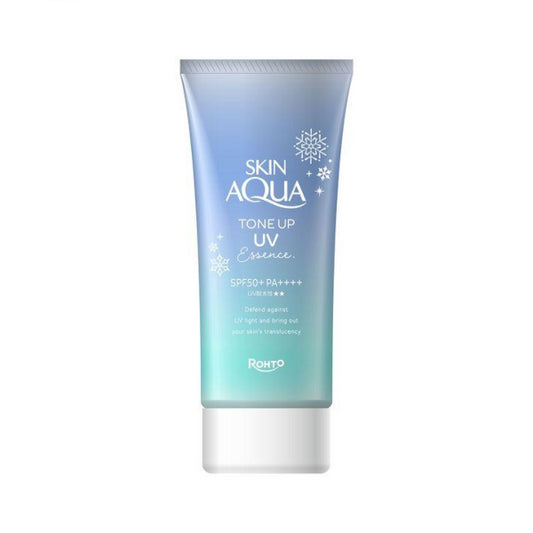 Wholesale Rohto Mentholatum - Skin Aqua Tone Up UV Essence SPF50+ PA++++ - 80g - Blue | Carsha