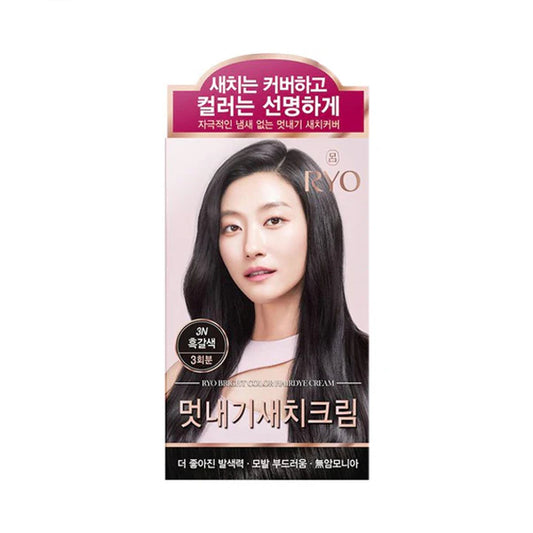 Wholesale Ryo Hair - Bright Color Hair Dye Cream - 1set - 3N Dark Brown | Carsha