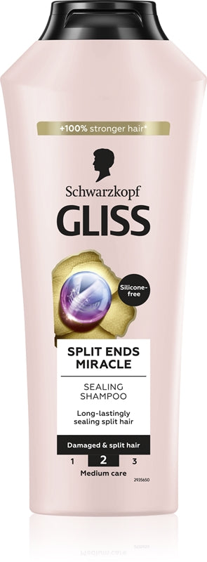 Gliss kur Split Ends Miracle Regenerating Shampoo (Shampoo Sigillante) - Volume: 400 ml