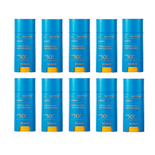 Wholesale SCINIC Enjoy Super Active Airy Sun Stick SPF50+ PA++++ - 15g 10ea Set | Carsha