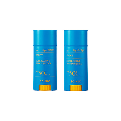 Wholesale SCINIC Enjoy Super Active Airy Sun Stick SPF50+ PA++++ - 15g 2ea Set | Carsha