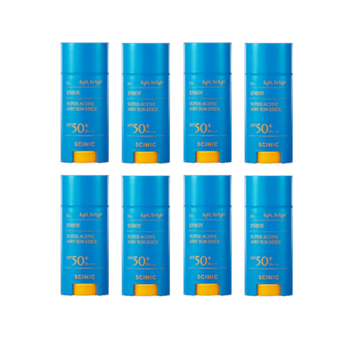 Wholesale SCINIC Enjoy Super Active Airy Sun Stick SPF50+ PA++++ - 15g 8ea Set | Carsha