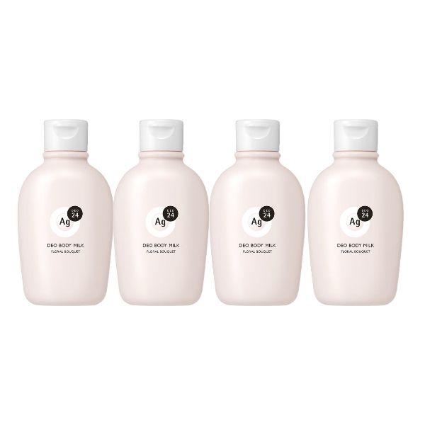 Shiseido - Ag Deo 24 Deodorant Body Milk - 180ml - Floral Bouquet (4ea) Set