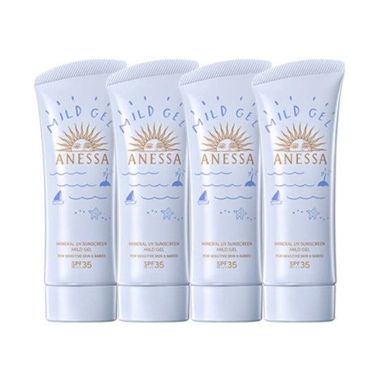 Wholesale Shiseido Anessa Moisture UV Sunscreen Mild Gel SPF35 PA+++ - 90g 4ea Set | Carsha