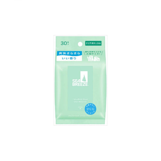 Wholesale Shiseido - Sea Breeze Face & Body Ice Sheet - 30 sheets - Clear Botanical | Carsha